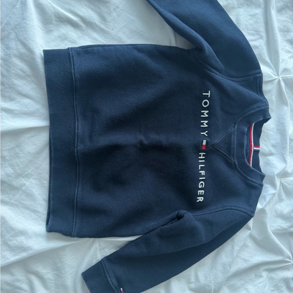 Tommy Hilfiger Women's Classic Navy Sweater - Picture 2 of 2